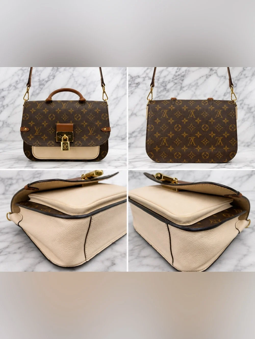 Authentic Louis Vuitton Monogram Vaugirard Shoulder/ Crossbody Bag